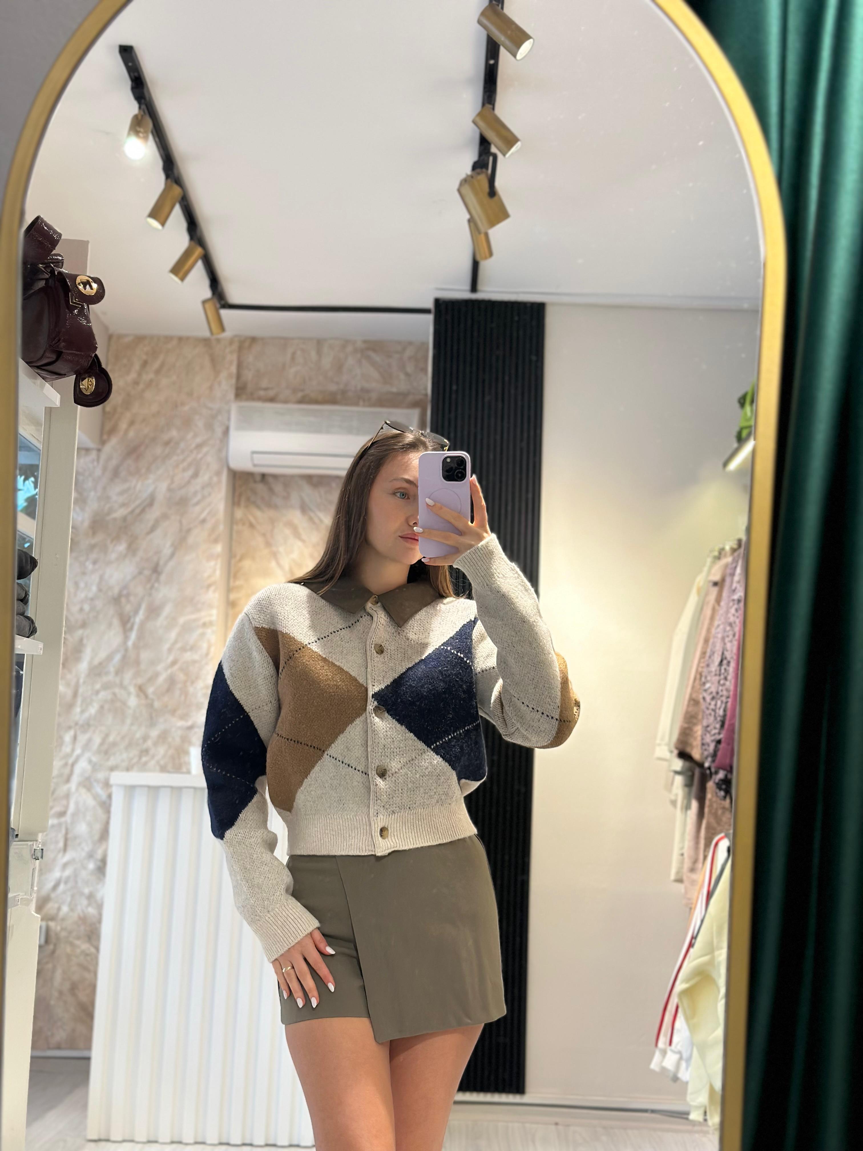 DESENLİ TRİKO HIRKA 🤍