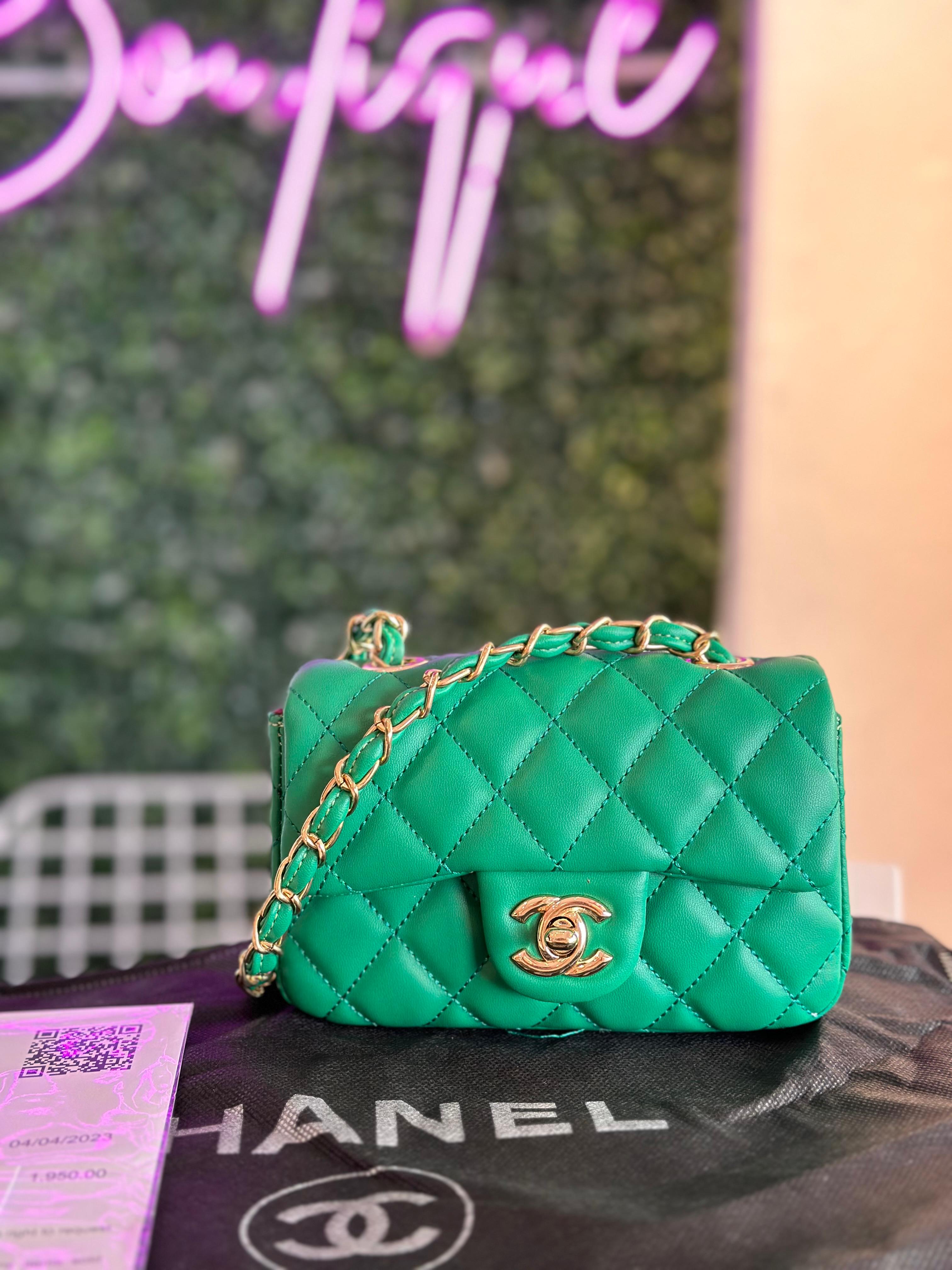 A Kalite Zincir Askılı Mini Çanta